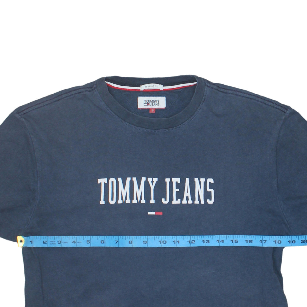 Mens UK Size S Tommy Jeans Blue  T-Shirt