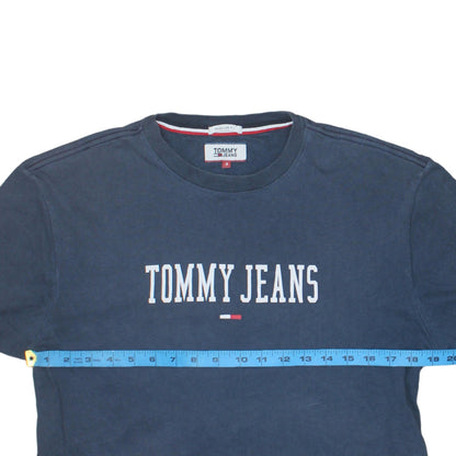 Mens UK Size S Tommy Jeans Blue  T-Shirt