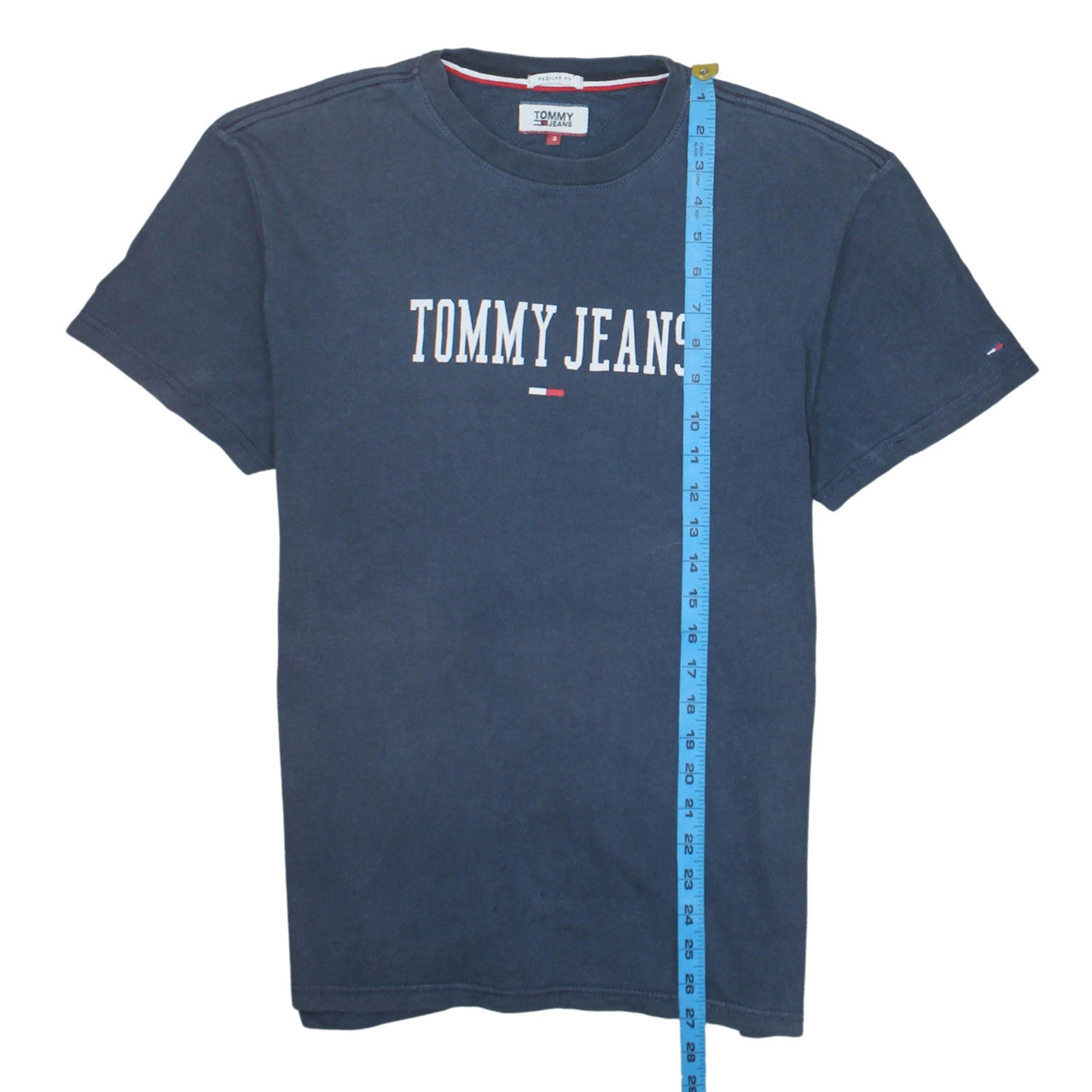 Mens UK Size S Tommy Jeans Blue  T-Shirt