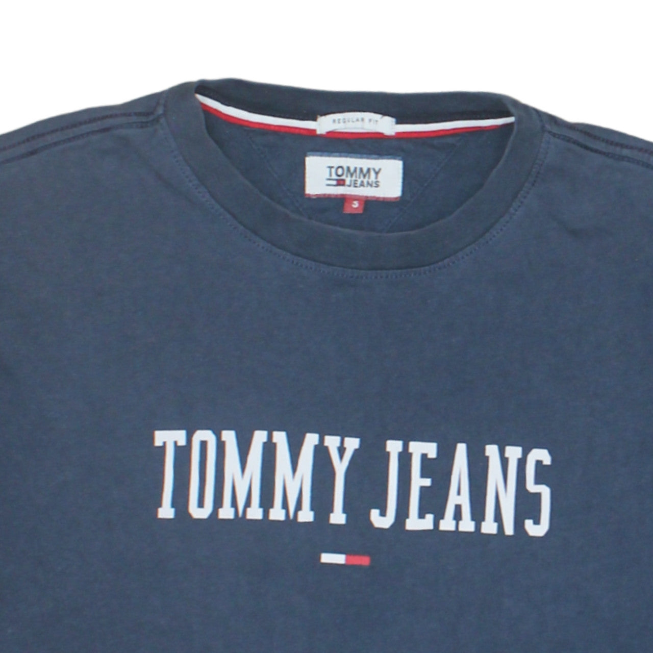 Mens UK Size S Tommy Jeans Blue  T-Shirt
