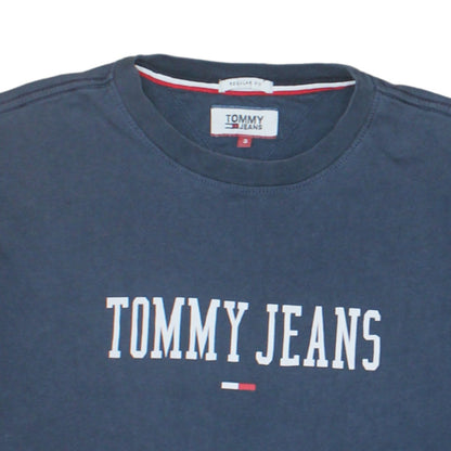 Mens UK Size S Tommy Jeans Blue  T-Shirt