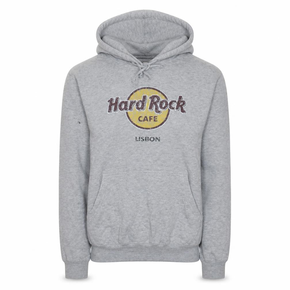 Womens UK Size M Hard Rock Cafe Grey Pullover Hoodie
