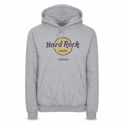 Womens UK Size M Hard Rock Cafe Grey Pullover Hoodie