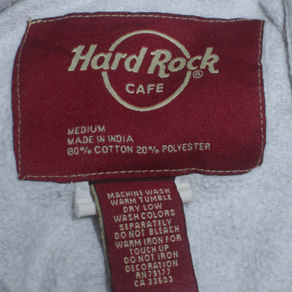 Womens UK Size M Hard Rock Cafe Grey Pullover Hoodie