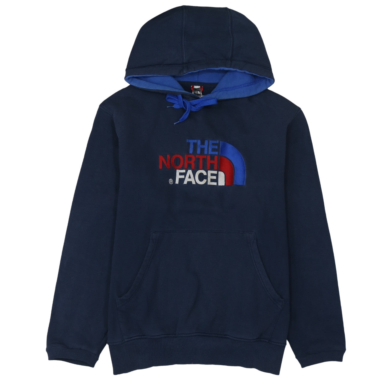 Mens UK Size M The North Face Blue Pullover Hoodie
