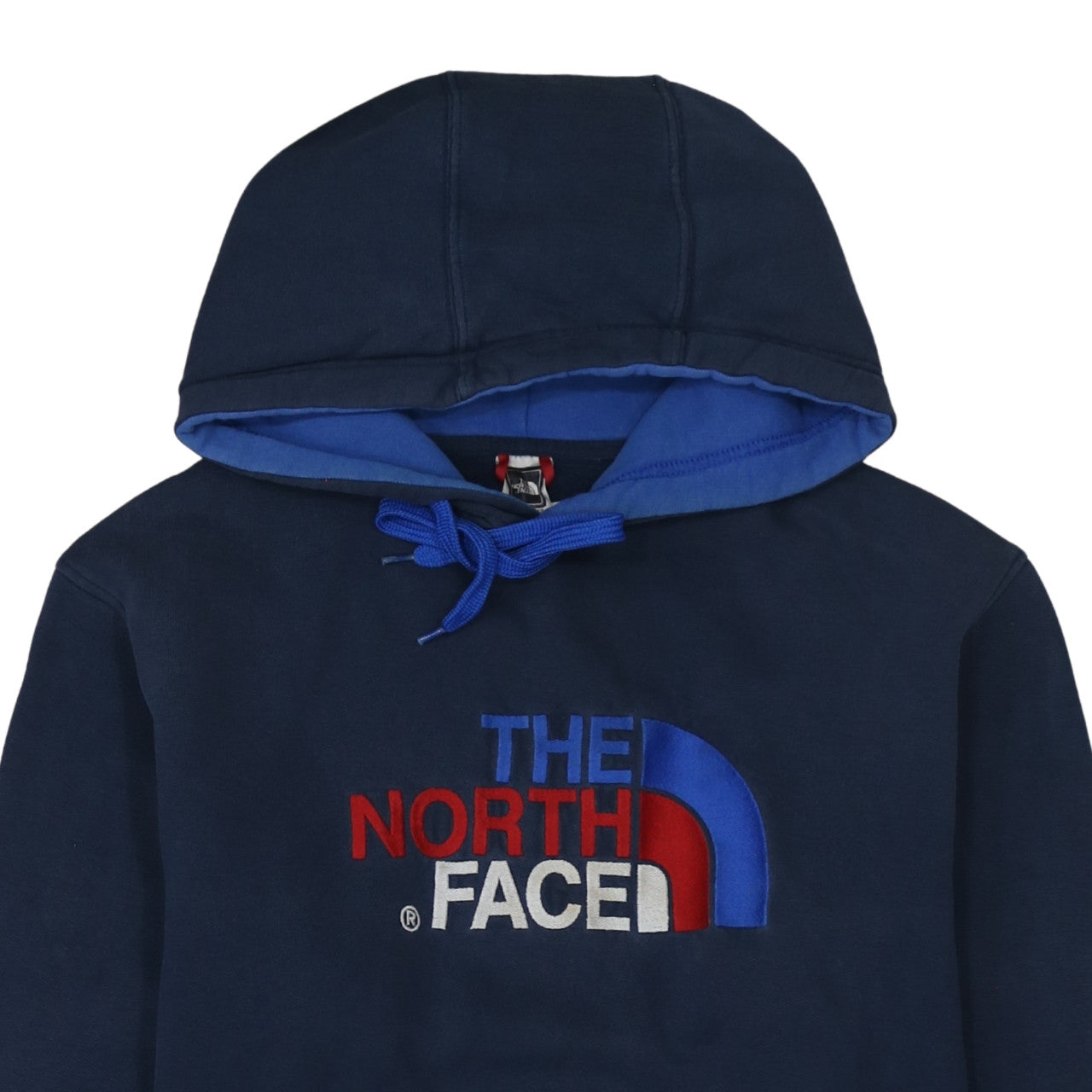 Mens UK Size M The North Face Blue Pullover Hoodie