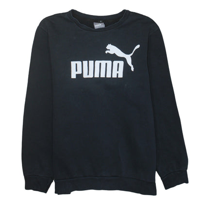 Mens UK Size M PUMA Black Pullover Sweatshirt