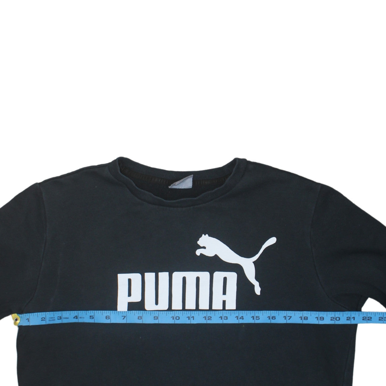 Mens UK Size M PUMA Black Pullover Sweatshirt