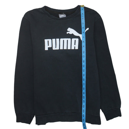 Mens UK Size M PUMA Black Pullover Sweatshirt