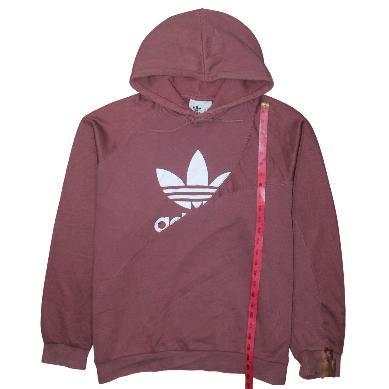 Womens UK Size M adidas Pink Pullover Hoodie