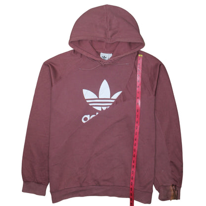 Womens UK Size M adidas Pink Pullover Hoodie