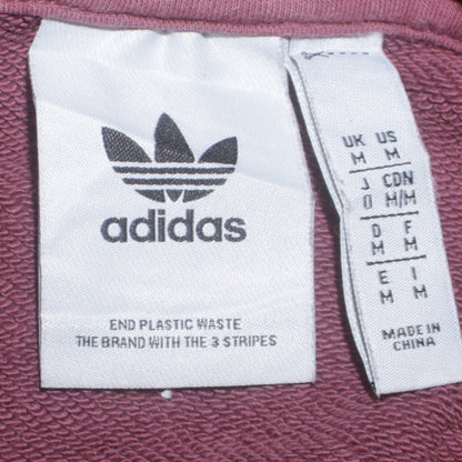 Womens UK Size M adidas Pink Pullover Hoodie