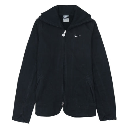 Womens UK Size 12 Nike Black Full Zip Hoodie