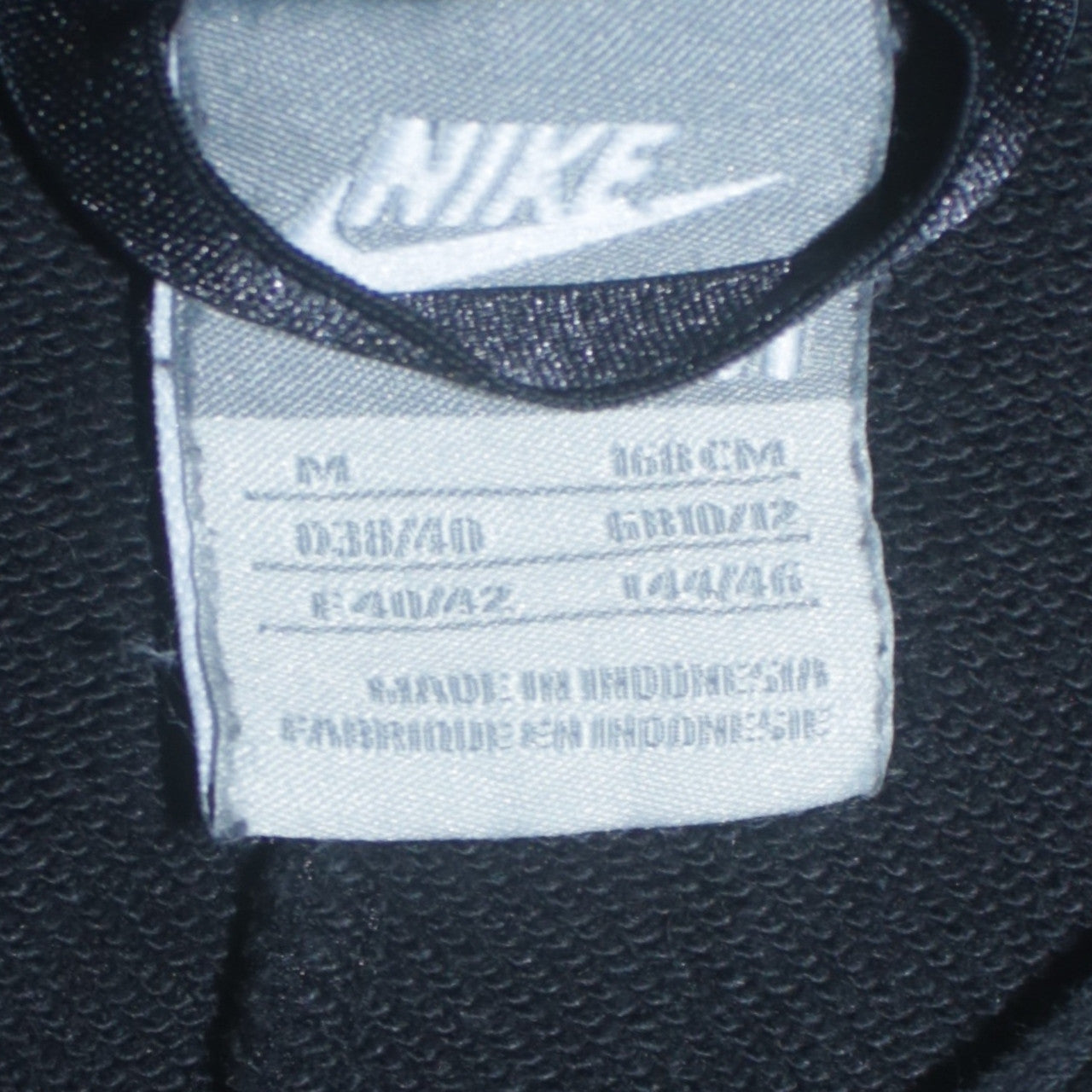 Womens UK Size 12 Nike Black Full Zip Hoodie