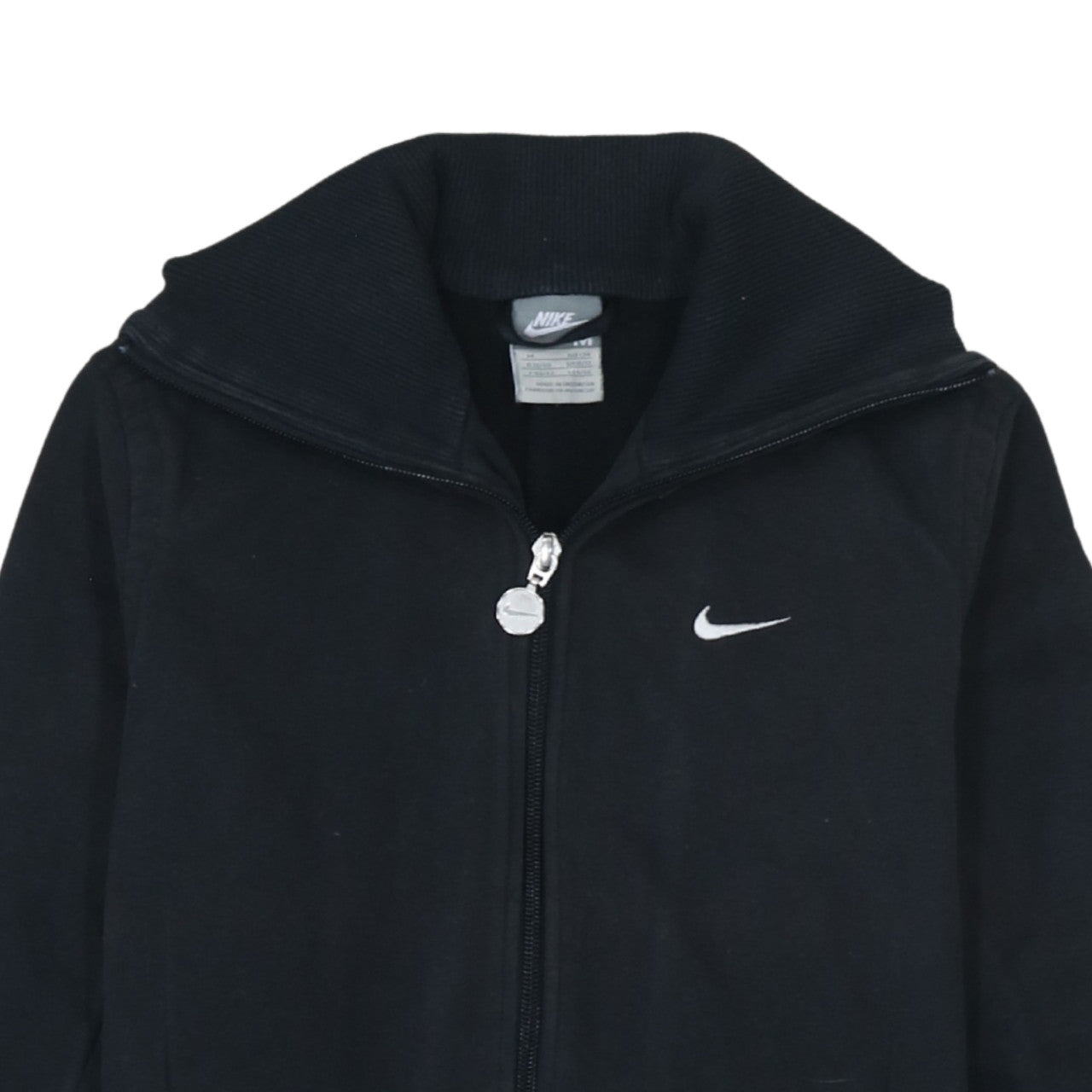 Womens UK Size 12 Nike Black Full Zip Hoodie