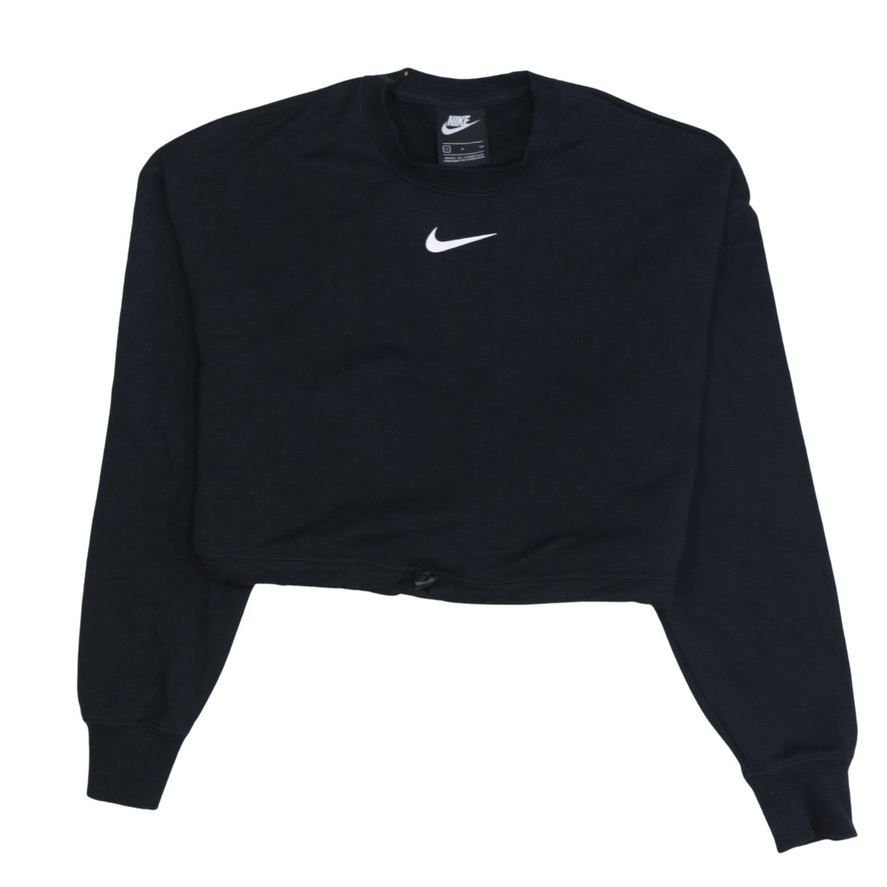 Womens UK Size S Nike Black Pullover Sweatshirt