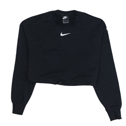 Womens UK Size S Nike Black Pullover Sweatshirt