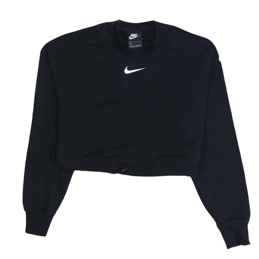 Womens UK Size S Nike Black Pullover Sweatshirt