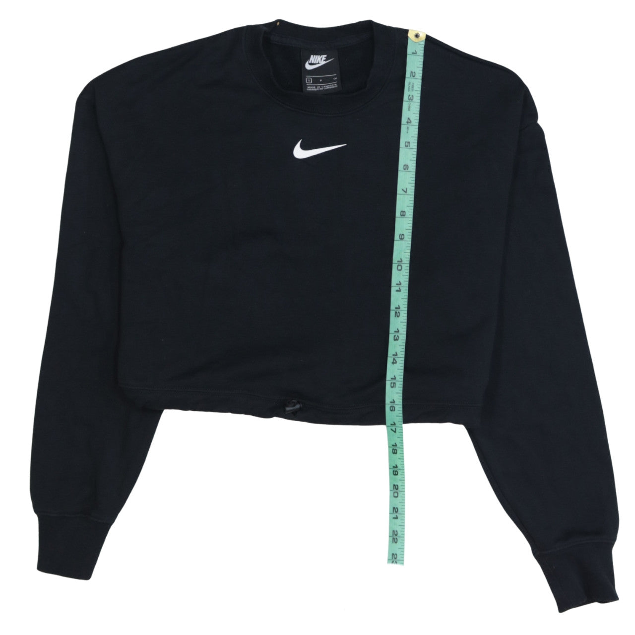Womens UK Size S Nike Black Pullover Sweatshirt