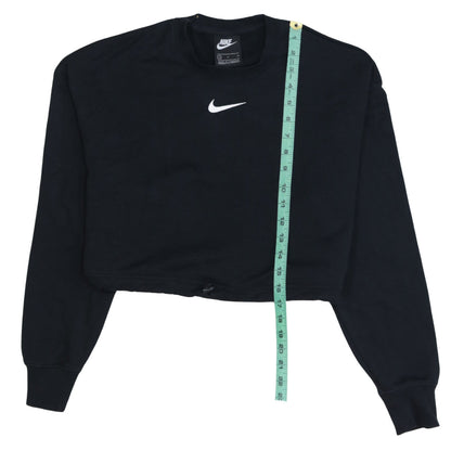 Womens UK Size S Nike Black Pullover Sweatshirt