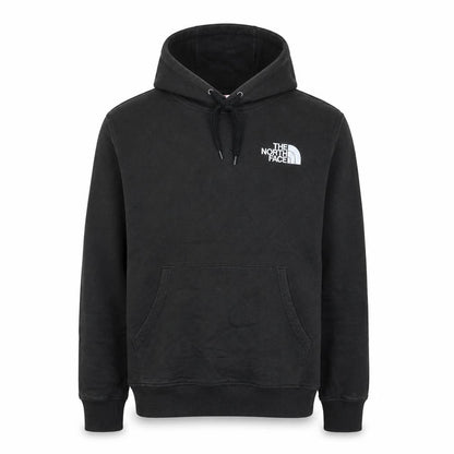 Mens UK Size M The North Face Black Pullover Hoodie