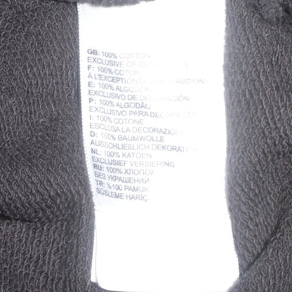 Mens UK Size M The North Face Black Pullover Hoodie