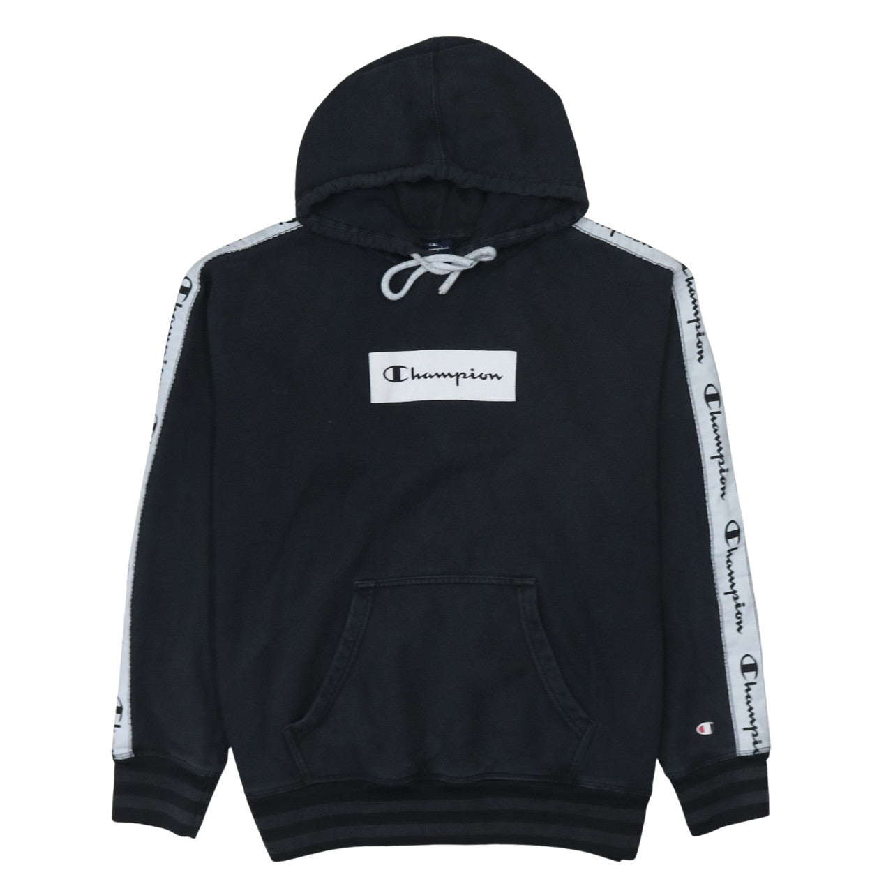 Mens UK Size S Champion Black Pullover Hoodie