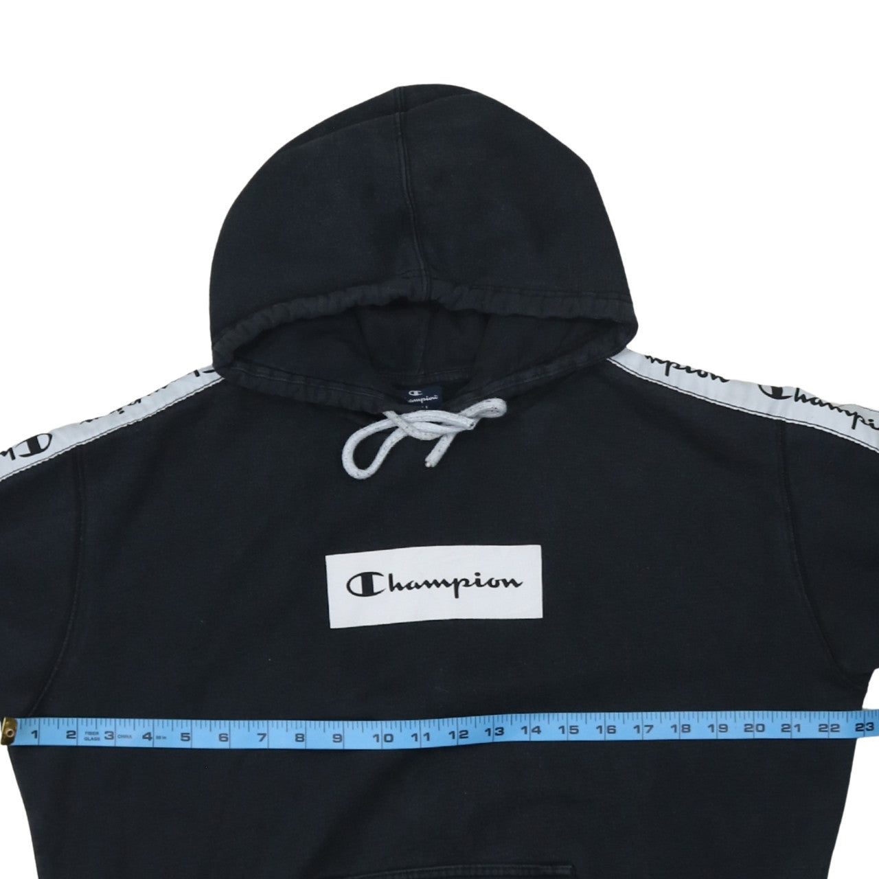 Mens UK Size S Champion Black Pullover Hoodie