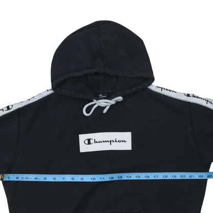 Mens UK Size S Champion Black Pullover Hoodie