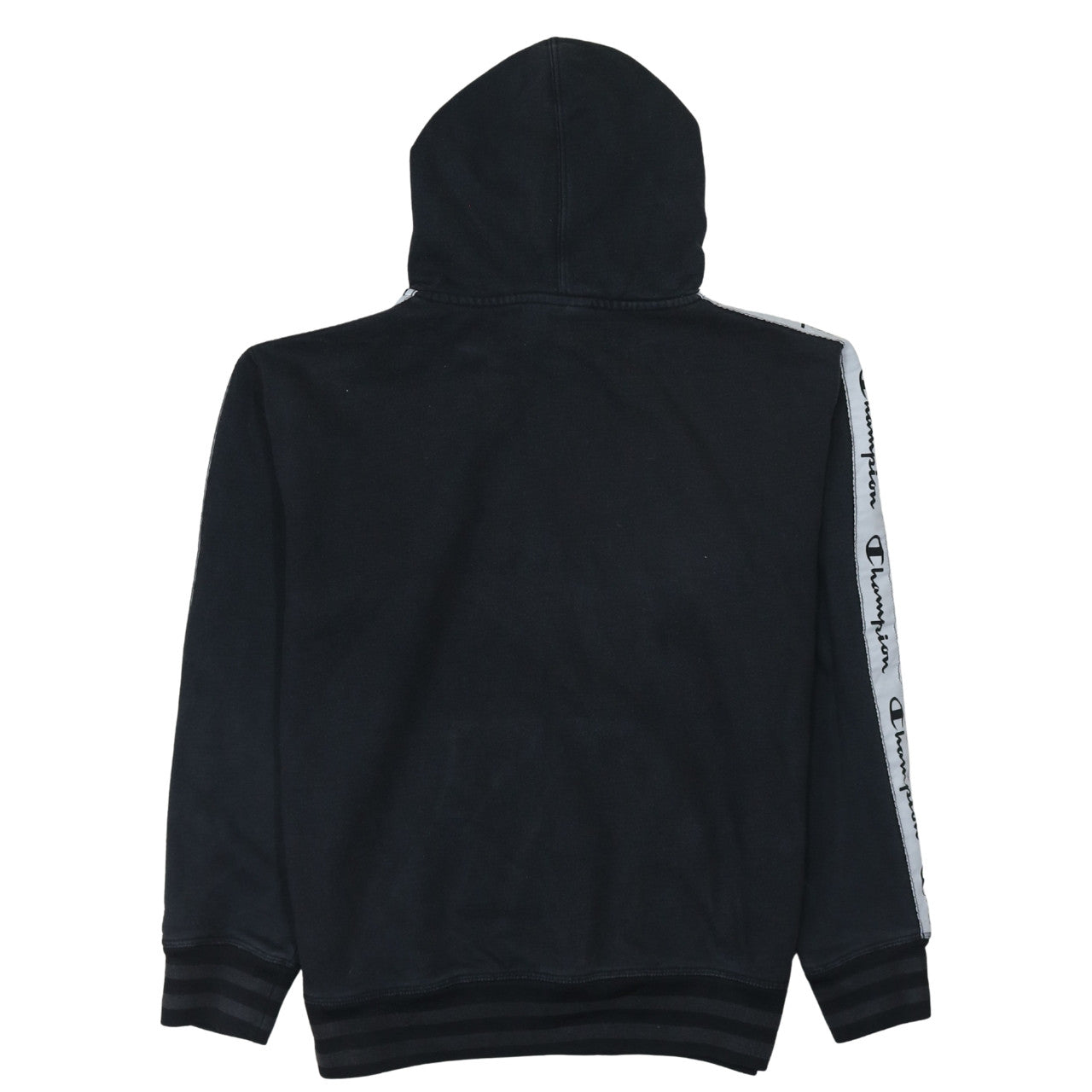 Mens UK Size S Champion Black Pullover Hoodie