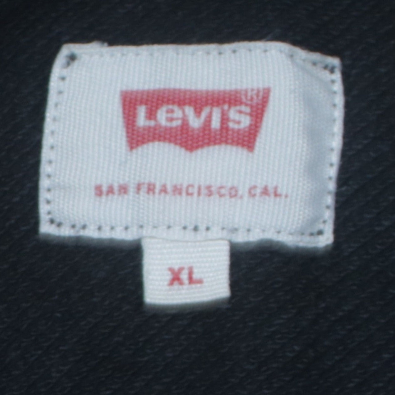 Mens UK Size XL Levi's Black Pullover Hoodie