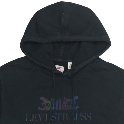 Mens UK Size XL Levi's Black Pullover Hoodie