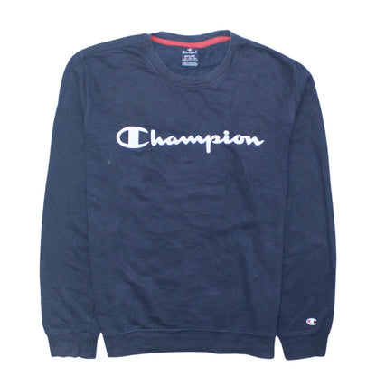 Champion Boys Navy Blue Crew Neck Sweatshirt 15-16 Years 2XL Pullover