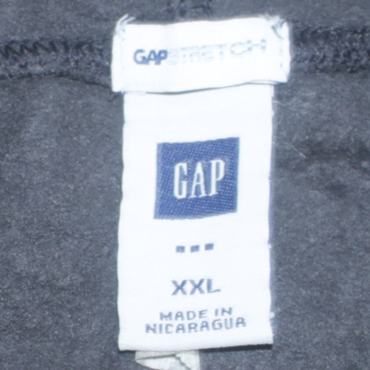 Mens UK Size 2XL Gap Black Pullover Hoodie