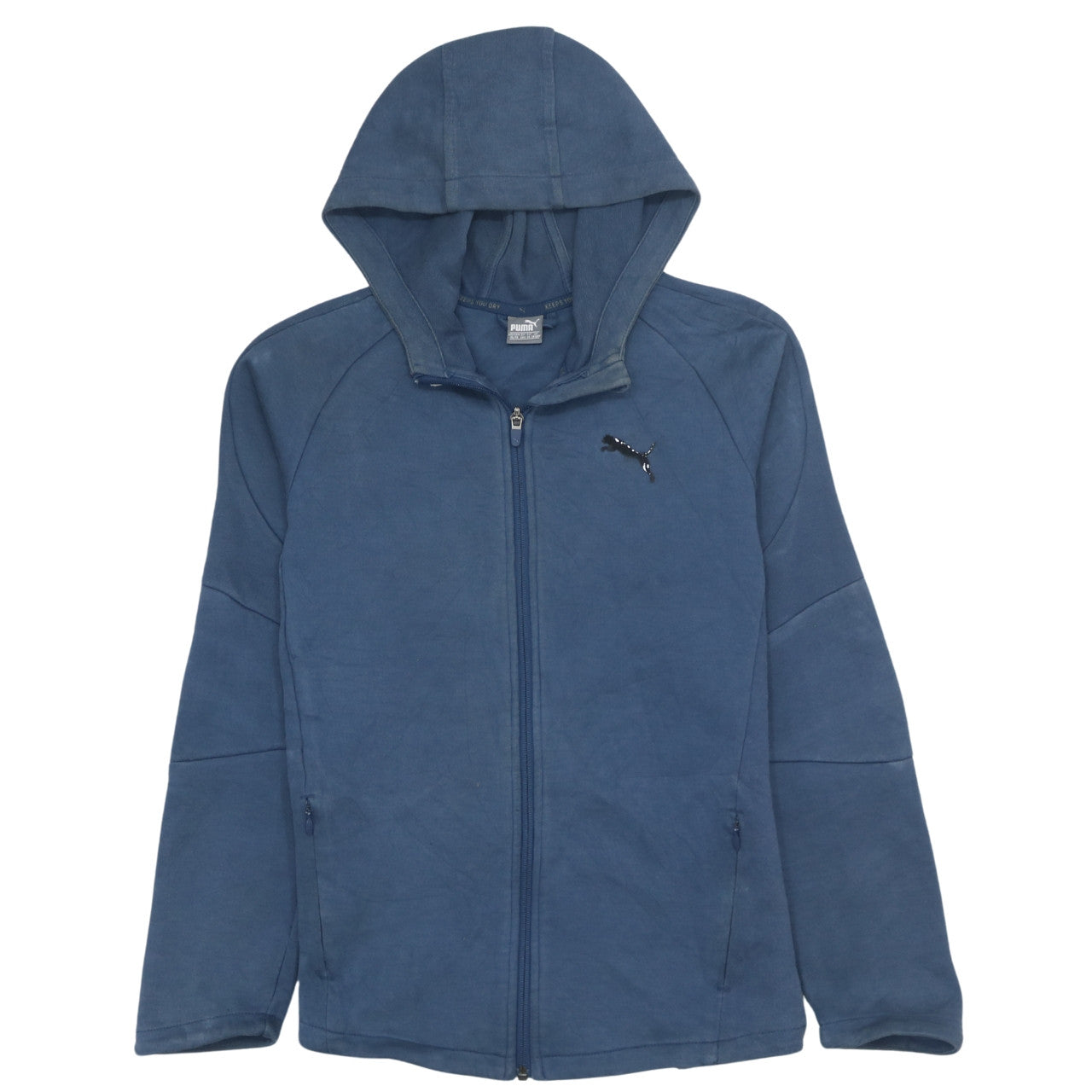 Boys UK Size 12-13 Years PUMA Blue Full Zip Hoodie