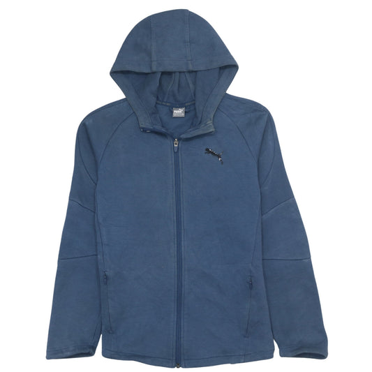 Boys UK Size 12-13 Years PUMA Blue Full Zip Hoodie