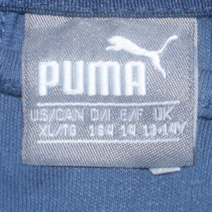Boys UK Size 12-13 Years PUMA Blue Full Zip Hoodie