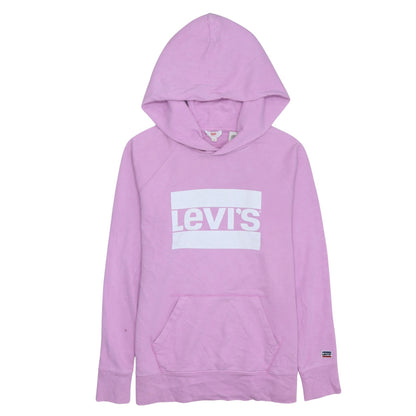 Womens UK Size S Levi's Pink Pullover Hoodie