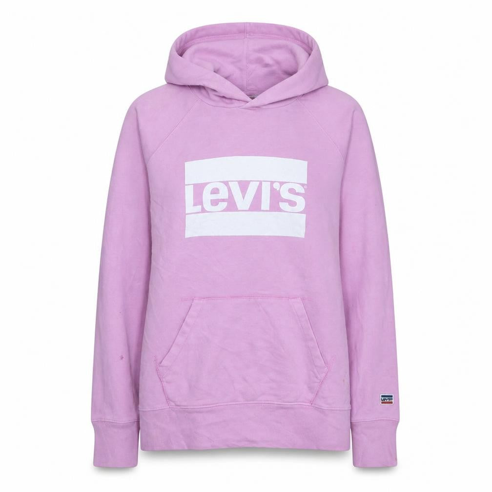 Womens UK Size S Levi's Pink Pullover Hoodie