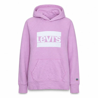 Womens UK Size S Levi's Pink Pullover Hoodie
