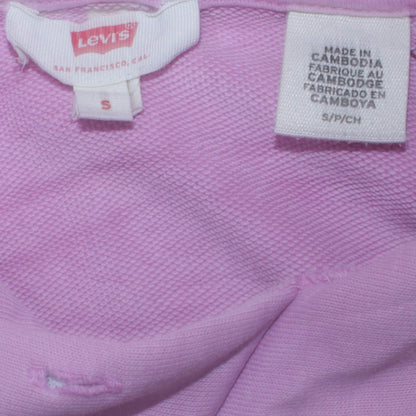 Womens UK Size S Levi's Pink Pullover Hoodie