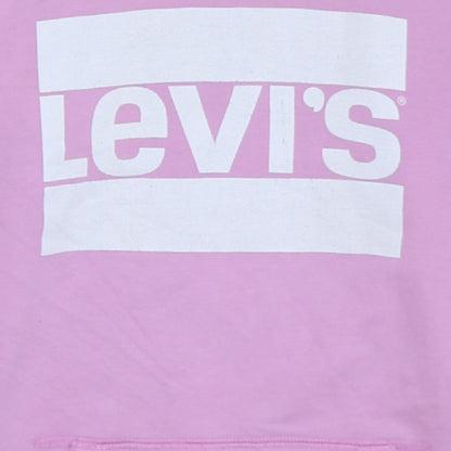 Womens UK Size S Levi's Pink Pullover Hoodie