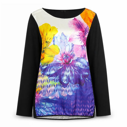 River Island Womens Multicoloured Floral Tunic Blouse Size 10