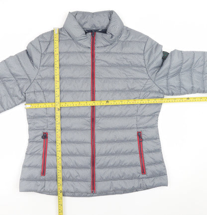 Womens UK Size 12 Junge Grey Puffer Jacket