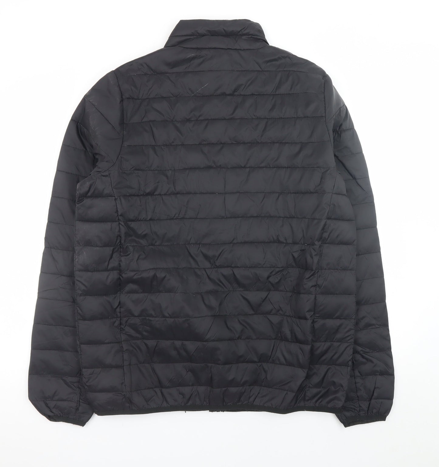 Unisex Adults UK Size M Livergy Black Puffer Jacket