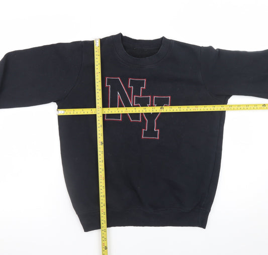 Womens UK Size 8 Marks and Spencer Black Pullover Sweatshirt