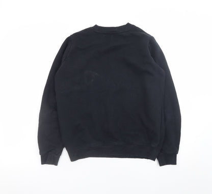 Womens UK Size 8 Marks and Spencer Black Pullover Sweatshirt