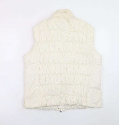 Womens UK Size L Marks and Spencer Ivory Puffer Jacket