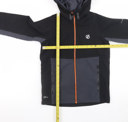 Dare 2b Boys Black Softshell Hooded Waterproof Jacket 9-10 Years