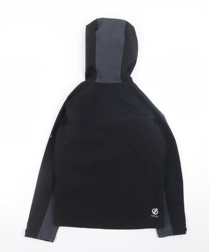 Dare 2b Boys Black Softshell Hooded Waterproof Jacket 9-10 Years